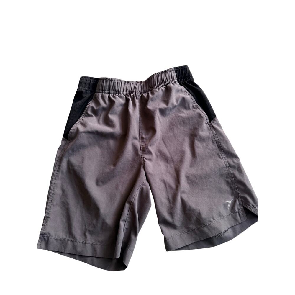 Old Navy Boys Gray Active Shorts - L - Drawstring Waist